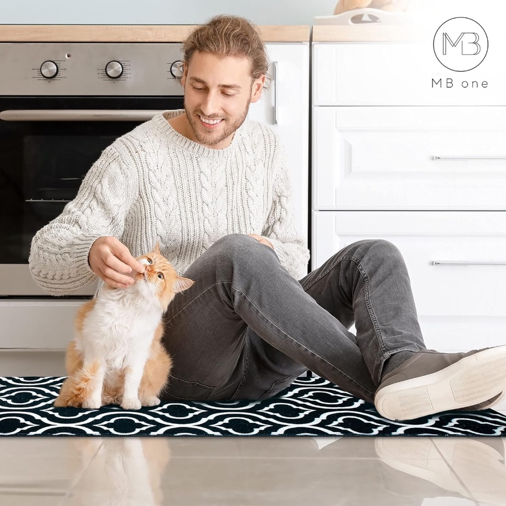 MB One Kitchen Rug 2 Pc Set, Floor Runners, Soft, Absorbent & Washable - Picture 9 of 9